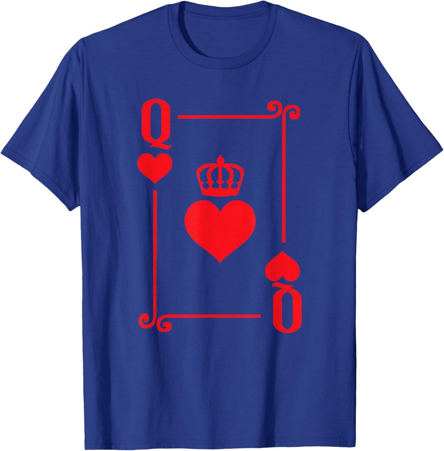 Playing Cards Costume - Queen Hearts Card - Queen Card T-Shirt - T-Shirt | Royal