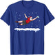 Ultimate Frisbee Santa Claus Sport Disc Golf T-Shirt - T-Shirt | Royal
