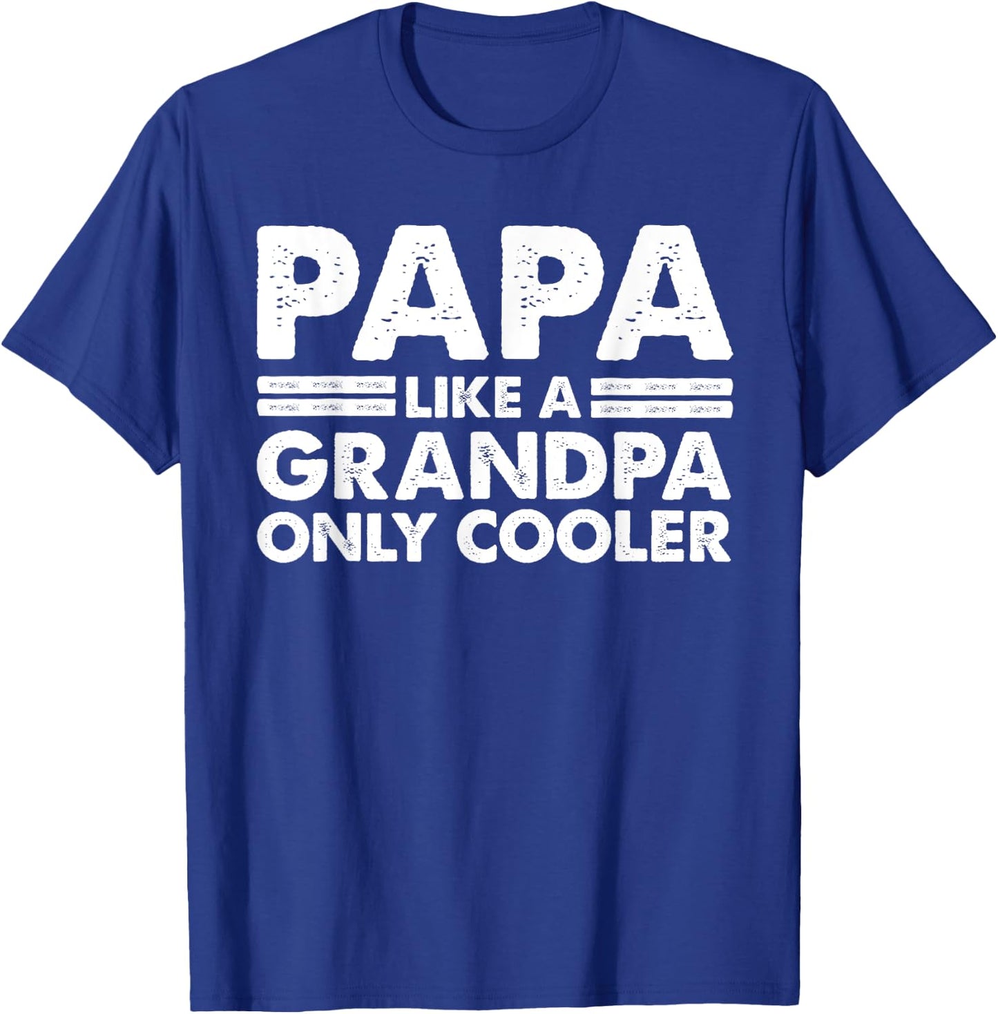 Funny Papa Design For Grandpa Papi Papaw From Grandkids Papa T-Shirt - T-Shirt | Royal