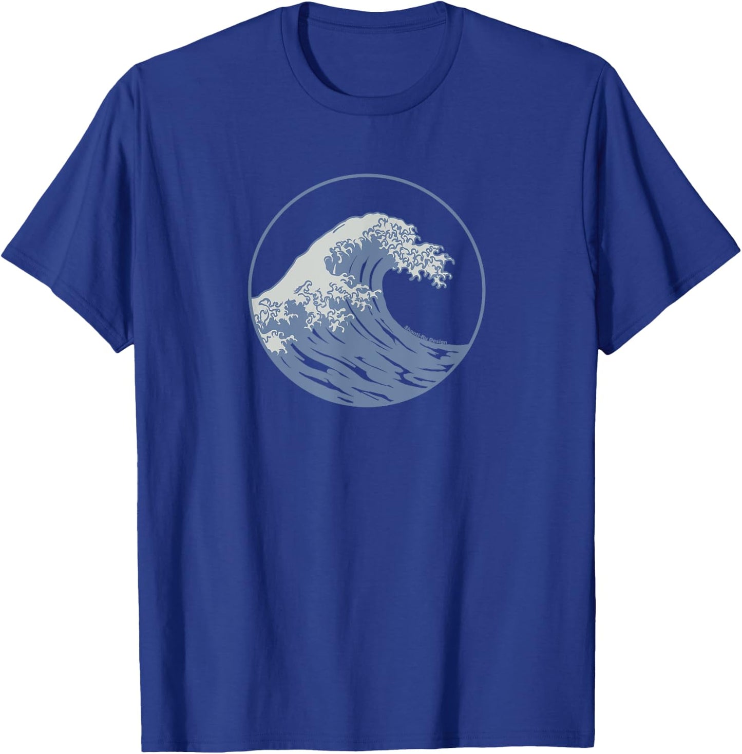 Great wave off Kanazawa Vintage surf Hawaii beach aesthetic T-Shirt - T-Shirt | Royal