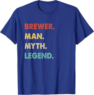 Brewer Man Myth Legend T-Shirt - T-Shirt | Royal