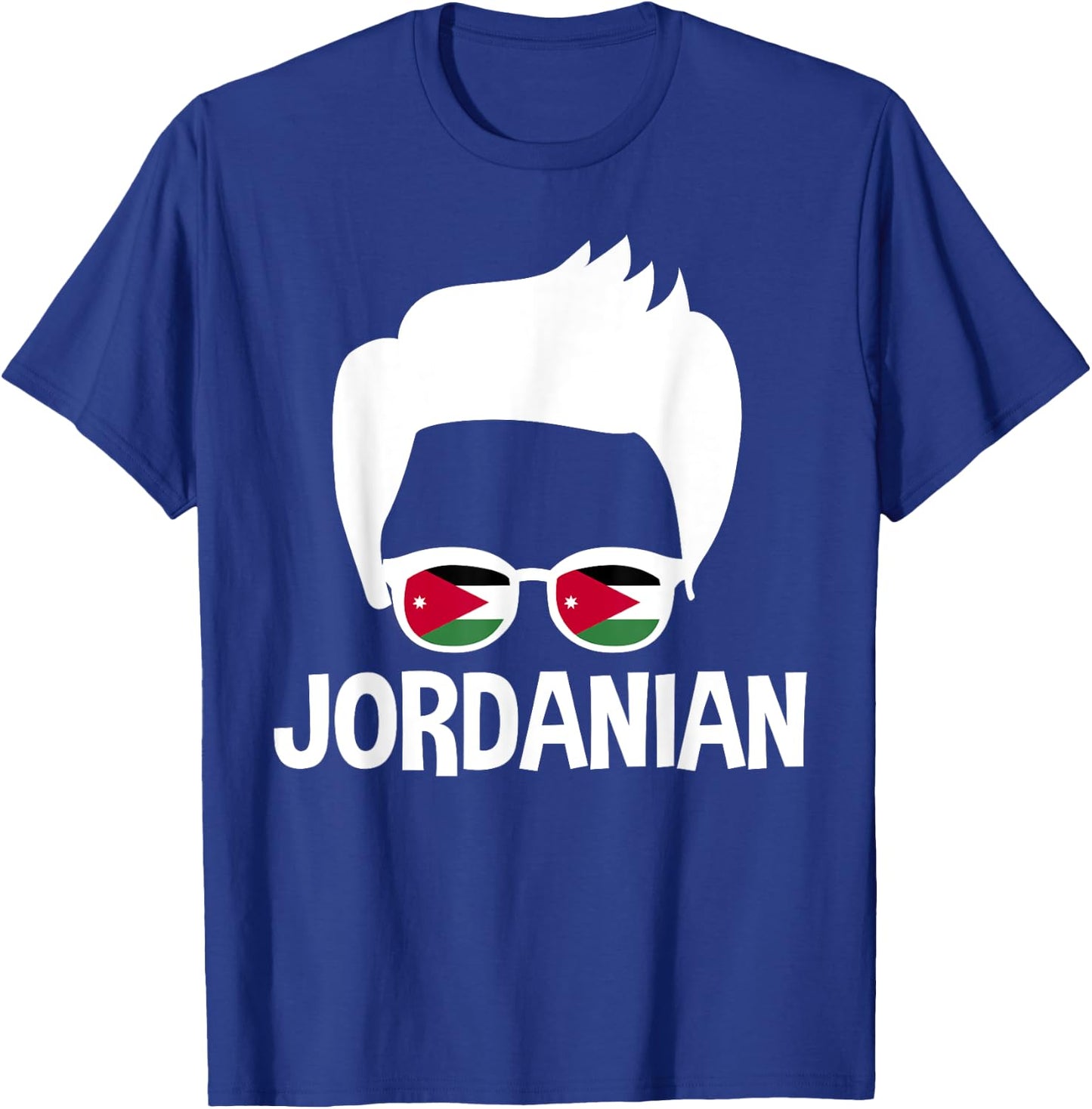 Jordanian Boy Silhouette Jordan Man Pride T-Shirt - T-Shirt | Royal