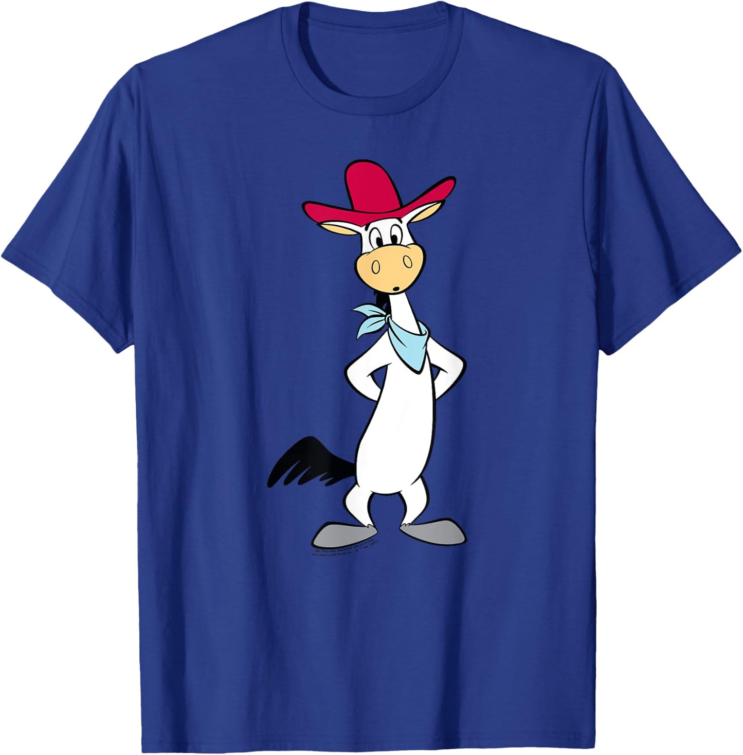 Quick Draw McGraw Character T-Shirt - T-Shirt | Royal