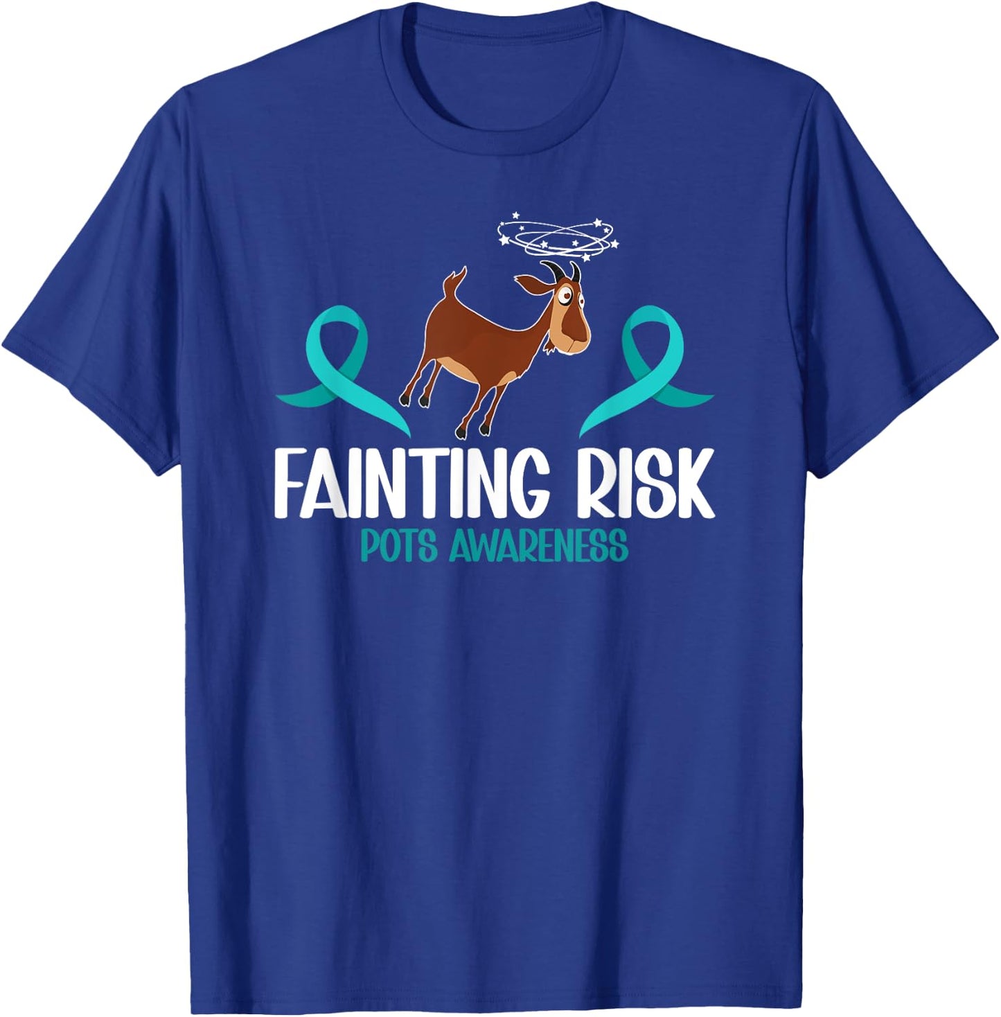 Fainting Risk POTS Awareness Day POTS Warrior POTS Fighter T-Shirt - T-Shirt | Royal