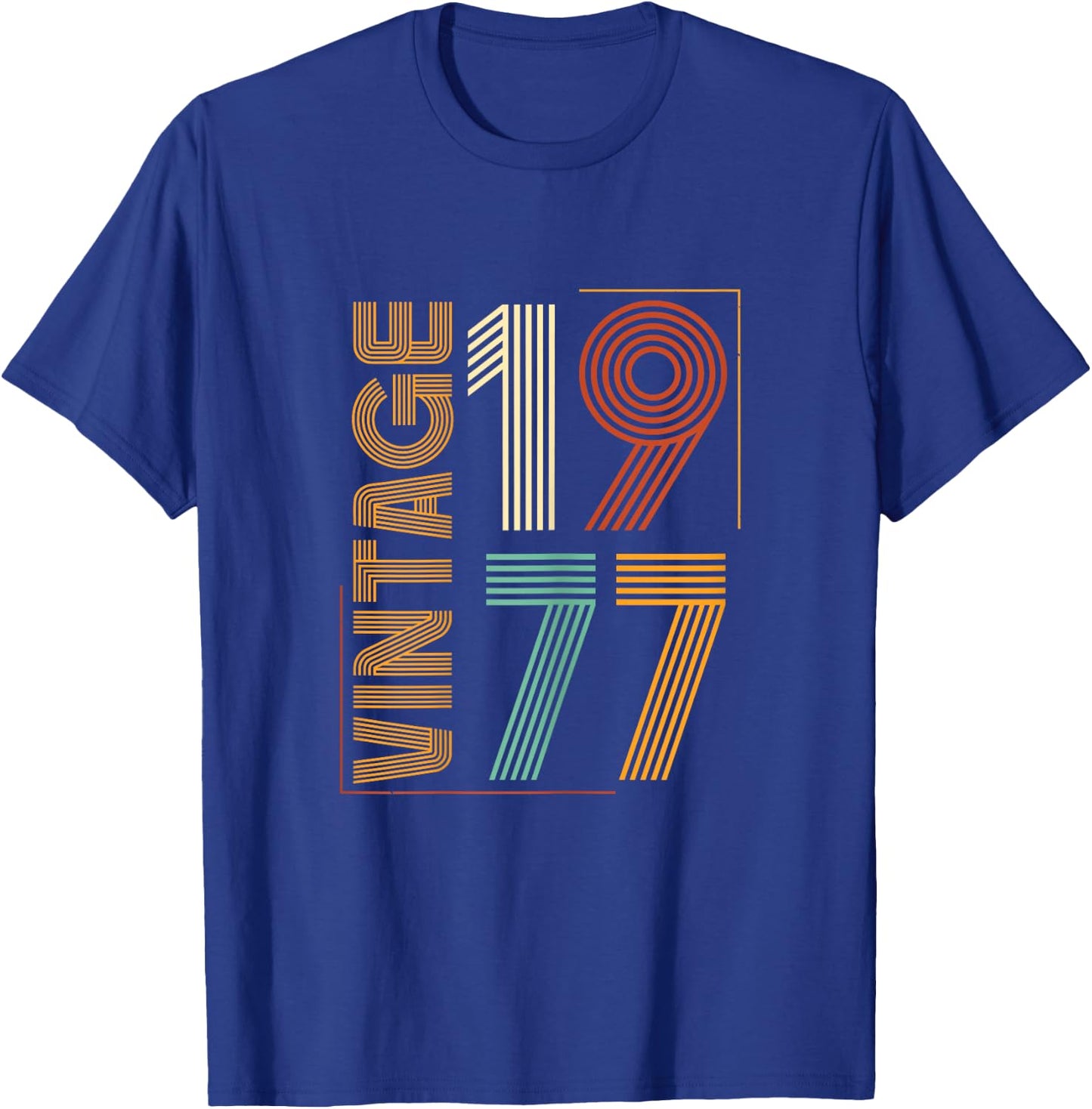 Vintage 1977 Women Limited Edition BDay 1977 Birthday T-Shirt - T-Shirt | Royal