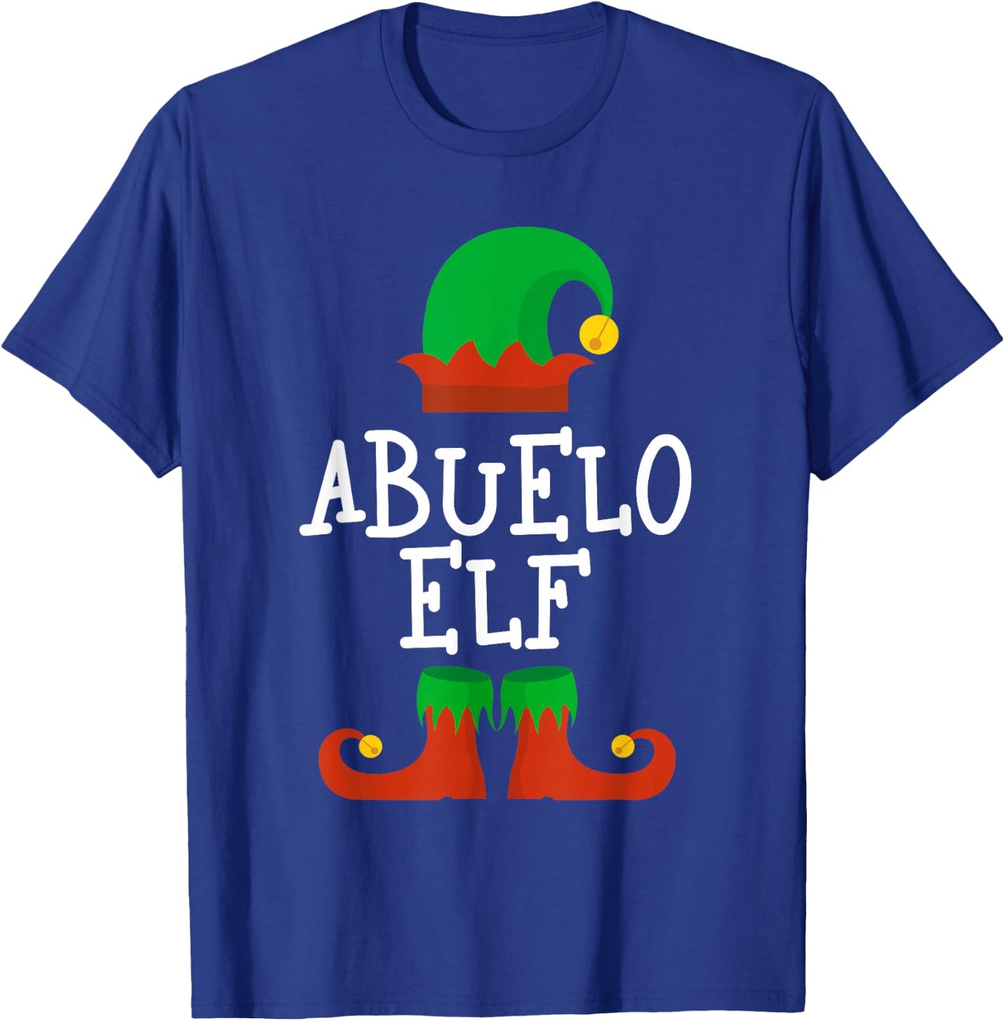 Family I'm The Abuelo Elf Christmas Pajama Matching Funny T-Shirt - T-Shirt | Royal