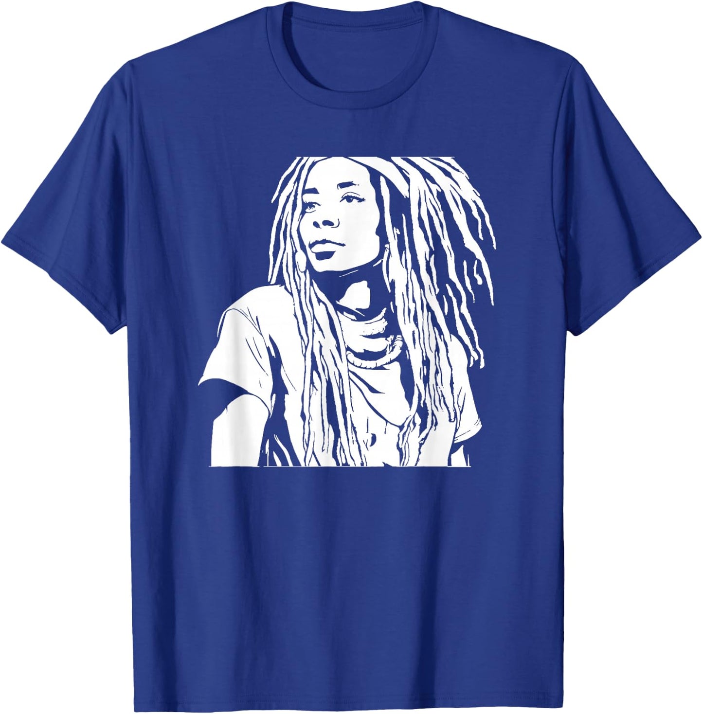 Rasta Hair Hairstyle - Rastafari Dreads Dreadlocks , black T-Shirt - T-Shirt | Royal