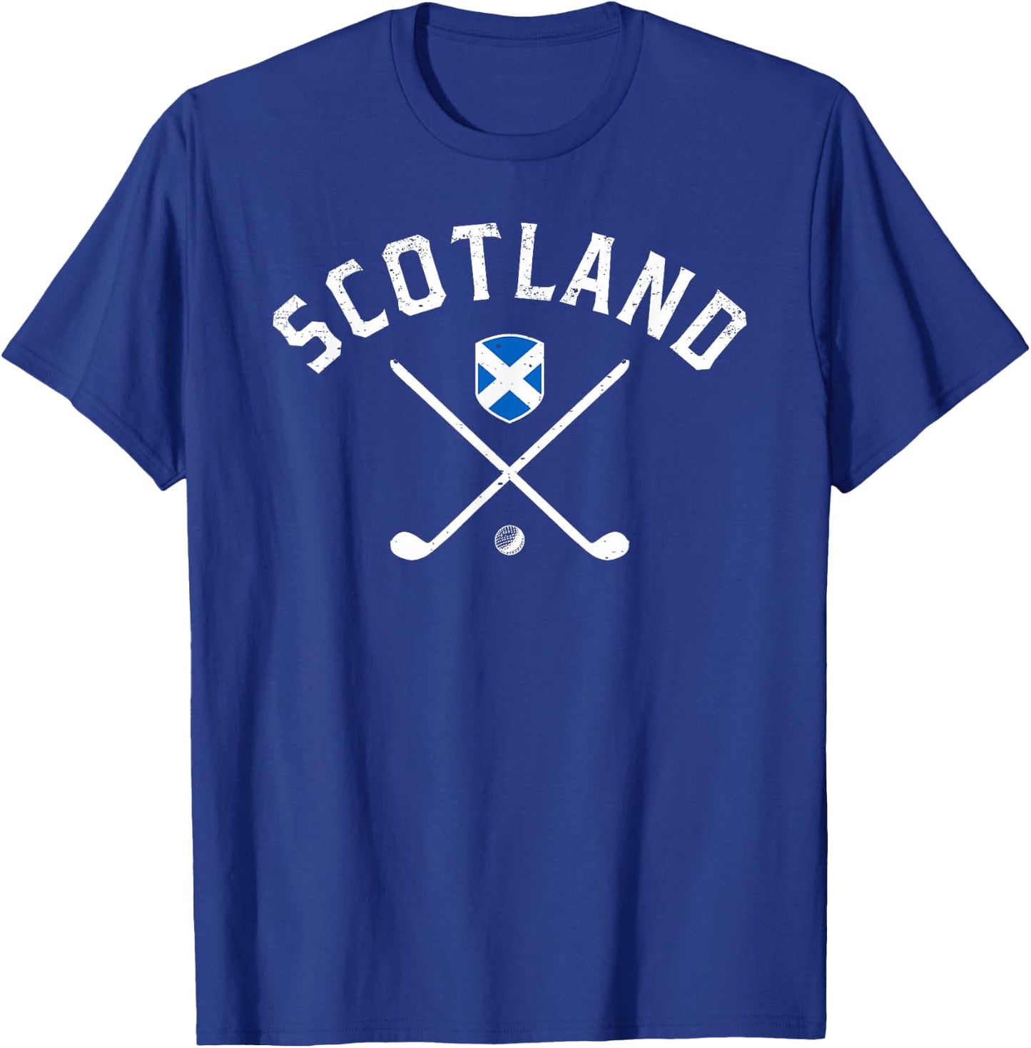 Scotland Golf - Scottish Flag Golf T-Shirt - T-Shirt | Royal