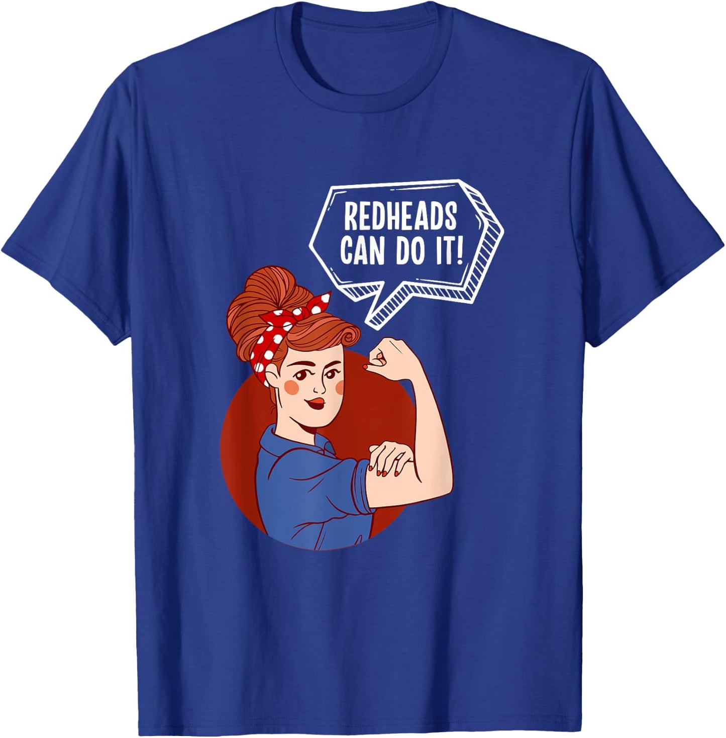 Redheads Can Do It Women Red Hair T-Shirt - T-Shirt | Royal