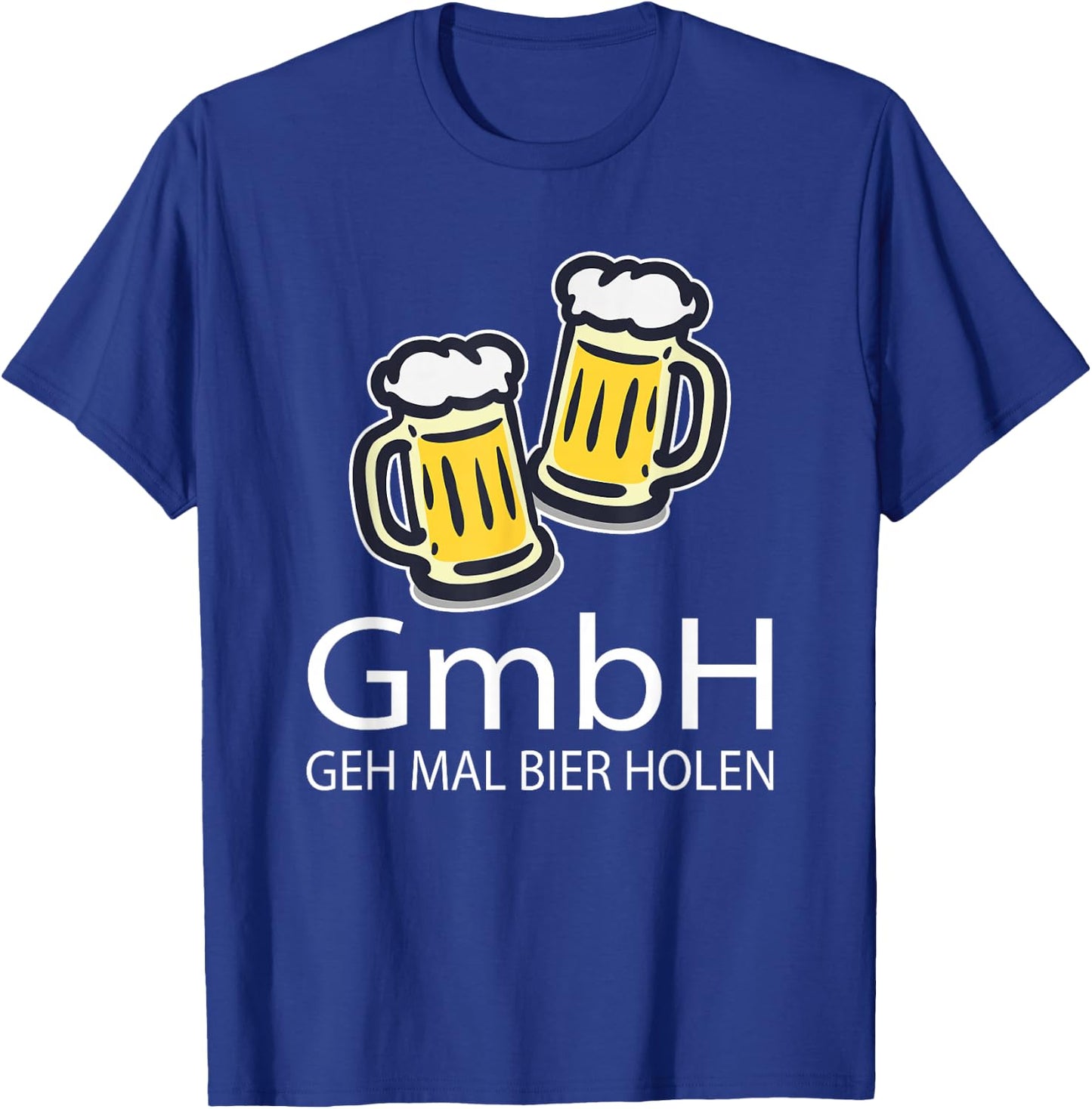 Beer Drink Saying GmbH Geh mal Bier Holen Fun Funny , black T-Shirt - T-Shirt | Royal