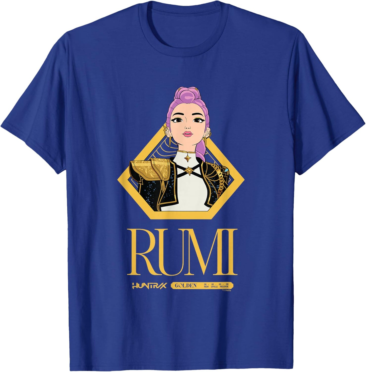 Kpop Demon Hunters Golden Rumi Officially Licensed T-Shirt - T-Shirt | Royal