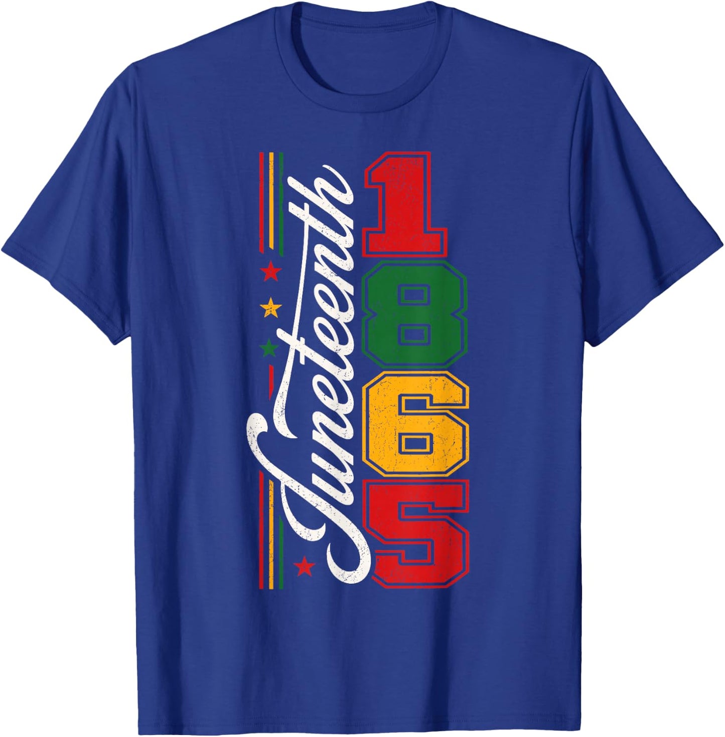 Juneteenth 1865 Black History African Culture Pride T-Shirt - T-Shirt | Royal
