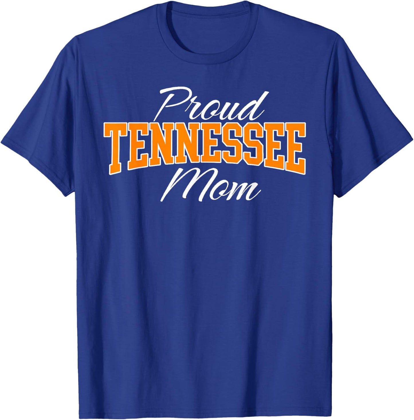 Tennessee Mom | Classic TN Orange Vintage Varsity T-Shirt - T-Shirt | Royal