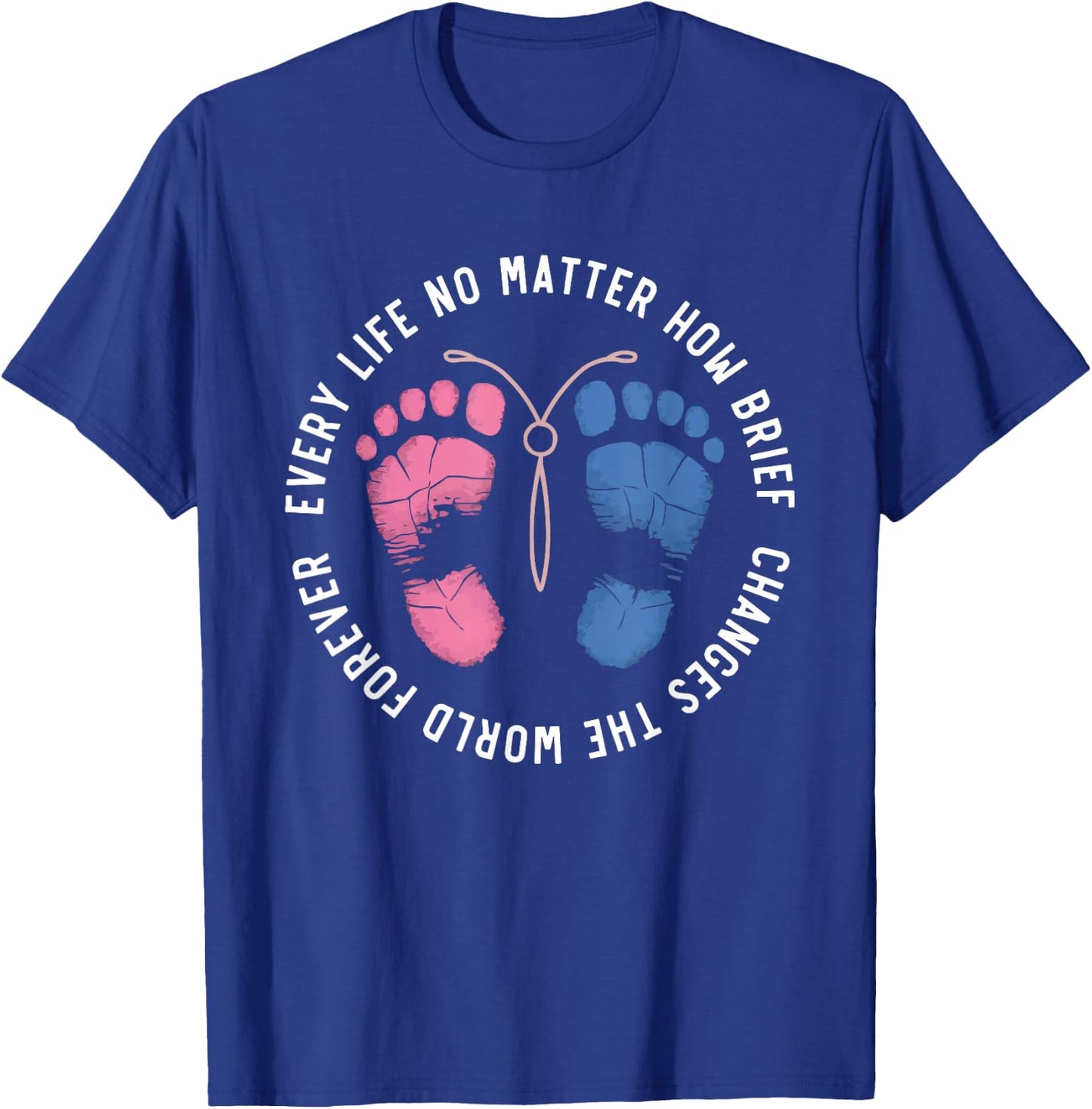 Pregnancy And Infant Loss Awareness Miscarriage T-Shirt - T-Shirt | Royal