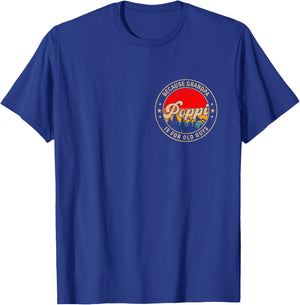 Poppi Because Grandpa is for Old Guys Retro for Grandpa T-Shirt - T-Shirt | Royal
