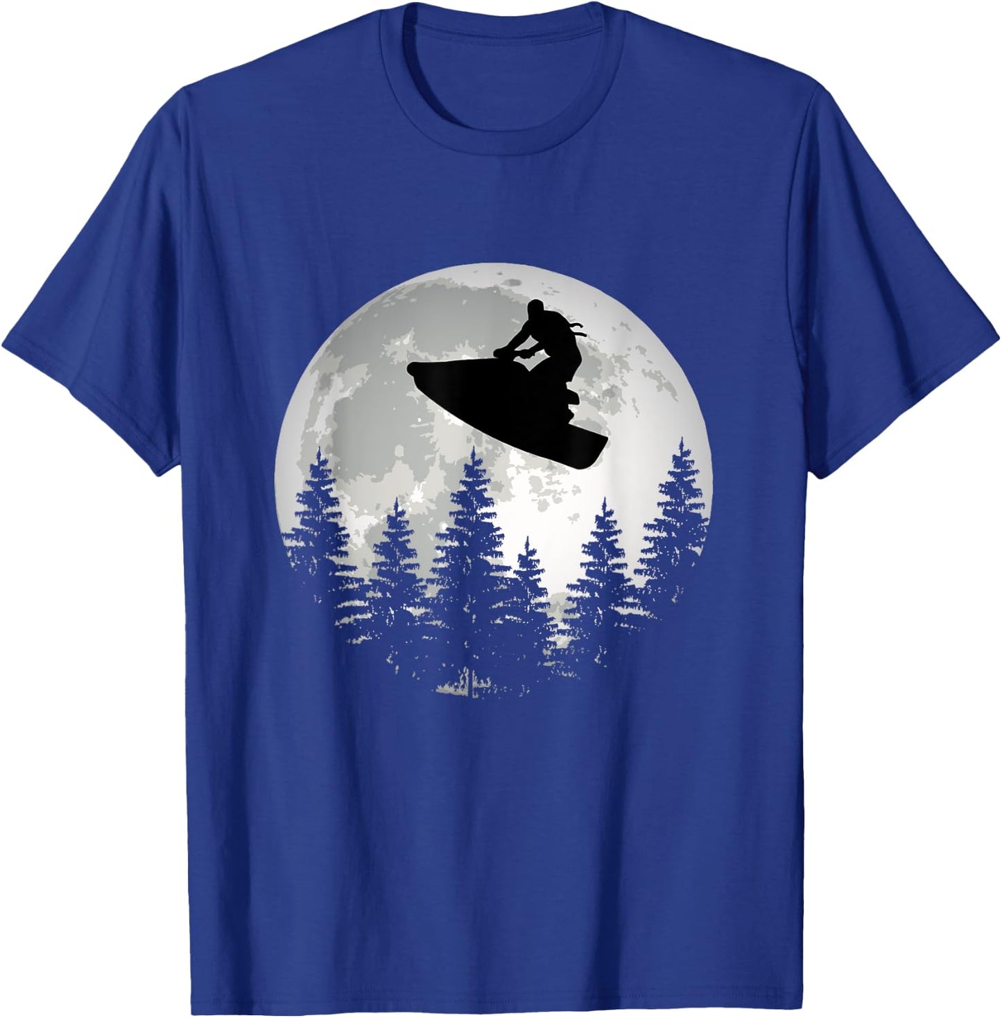 Great jet ski moon jet ski driver PWC motorsport T-Shirt - T-Shirt | Royal