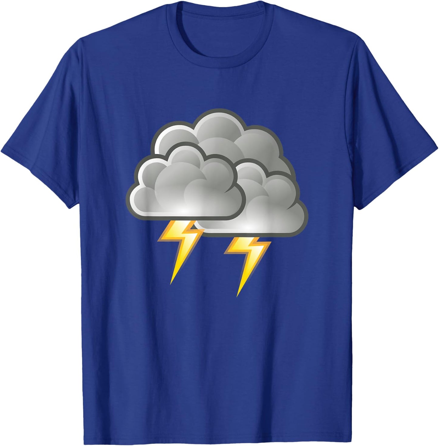 Clouds With Lightning Halloween Costume Funny Halloween T-Shirt - T-Shirt | Royal