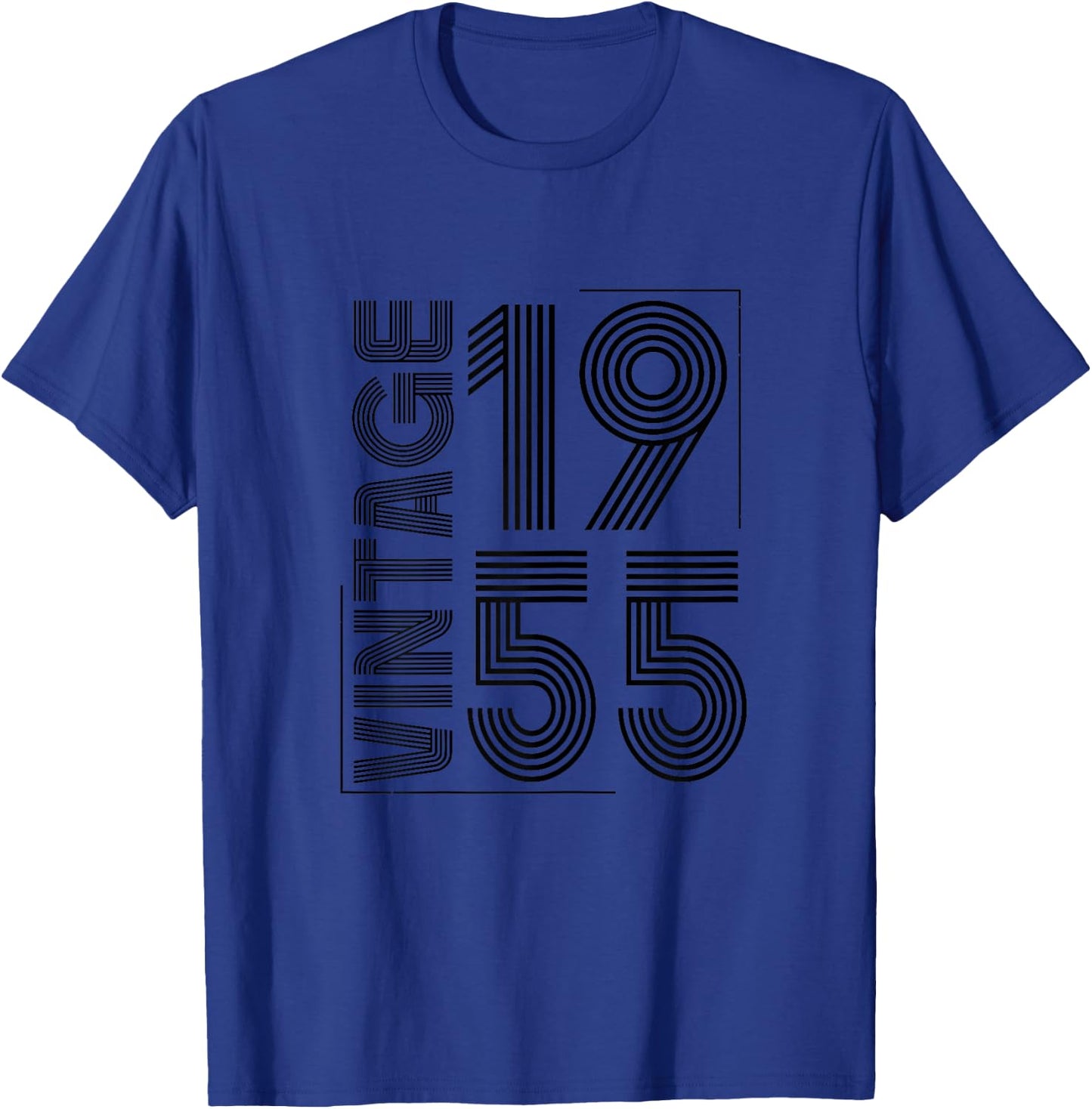 Vintage 1955 Retro Funny 1955 Birthday T-Shirt - T-Shirt | Royal