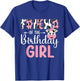 Friend Of The Birthday Girl Farm Cow 1 St Birthday Girl T-Shirt - T-Shirt | Royal