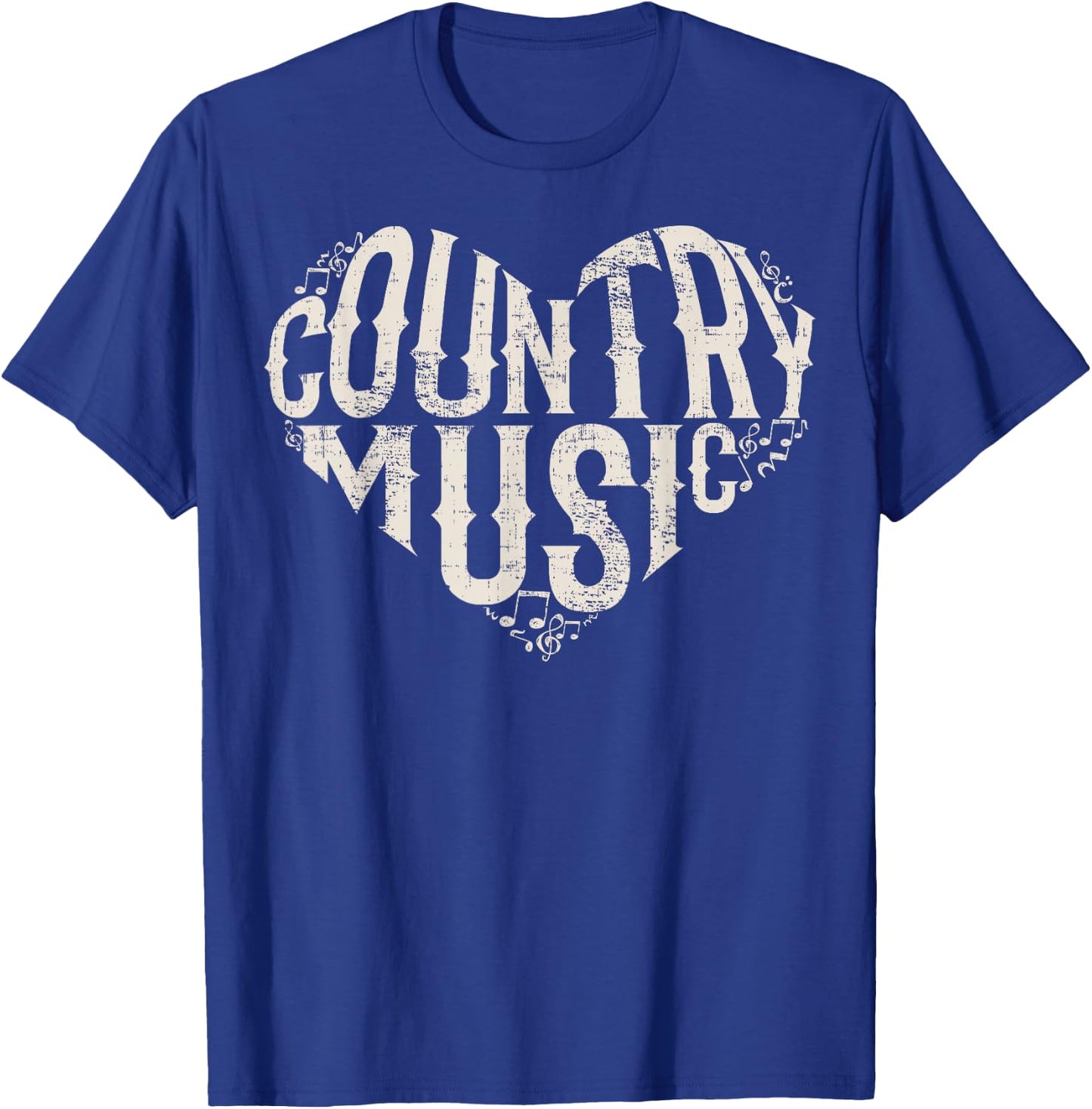 I Love Country Design Country Music Lover Gift Small T-Shirt - T-Shirt | Royal