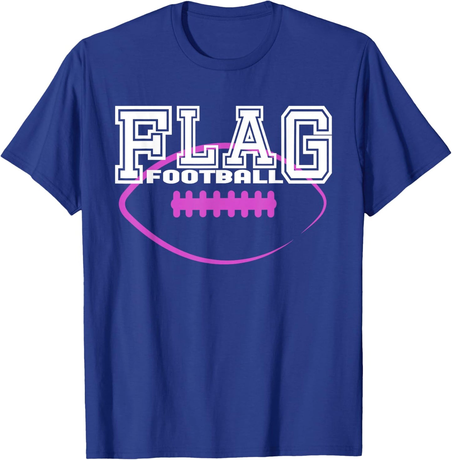 Flag Football Girls' Team Players T-Shirt - T-Shirt | Royal