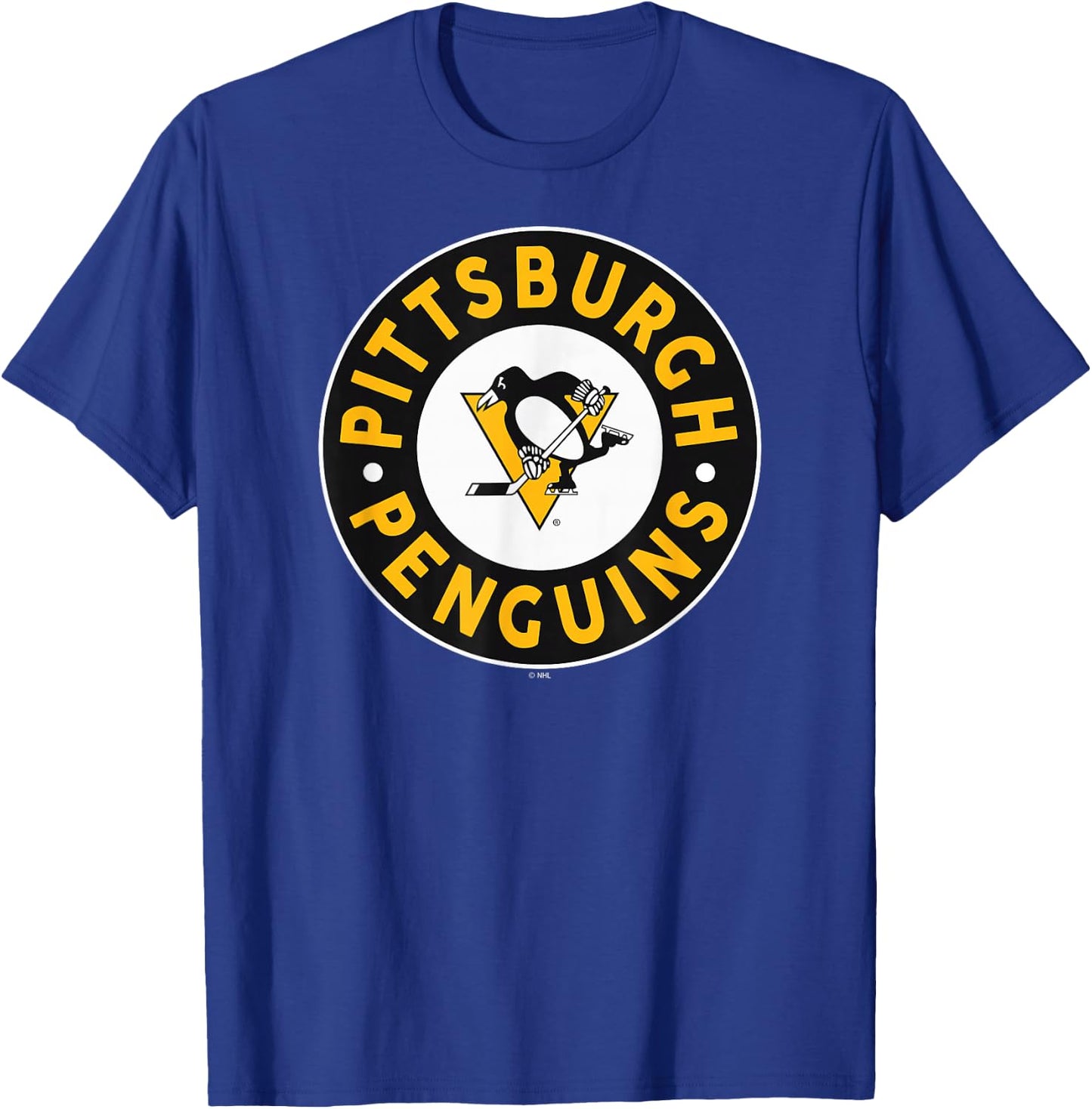 Pittsburgh Penguins Symbol Dark Heather Officially Licensed T-Shirt - T-Shirt | Royal