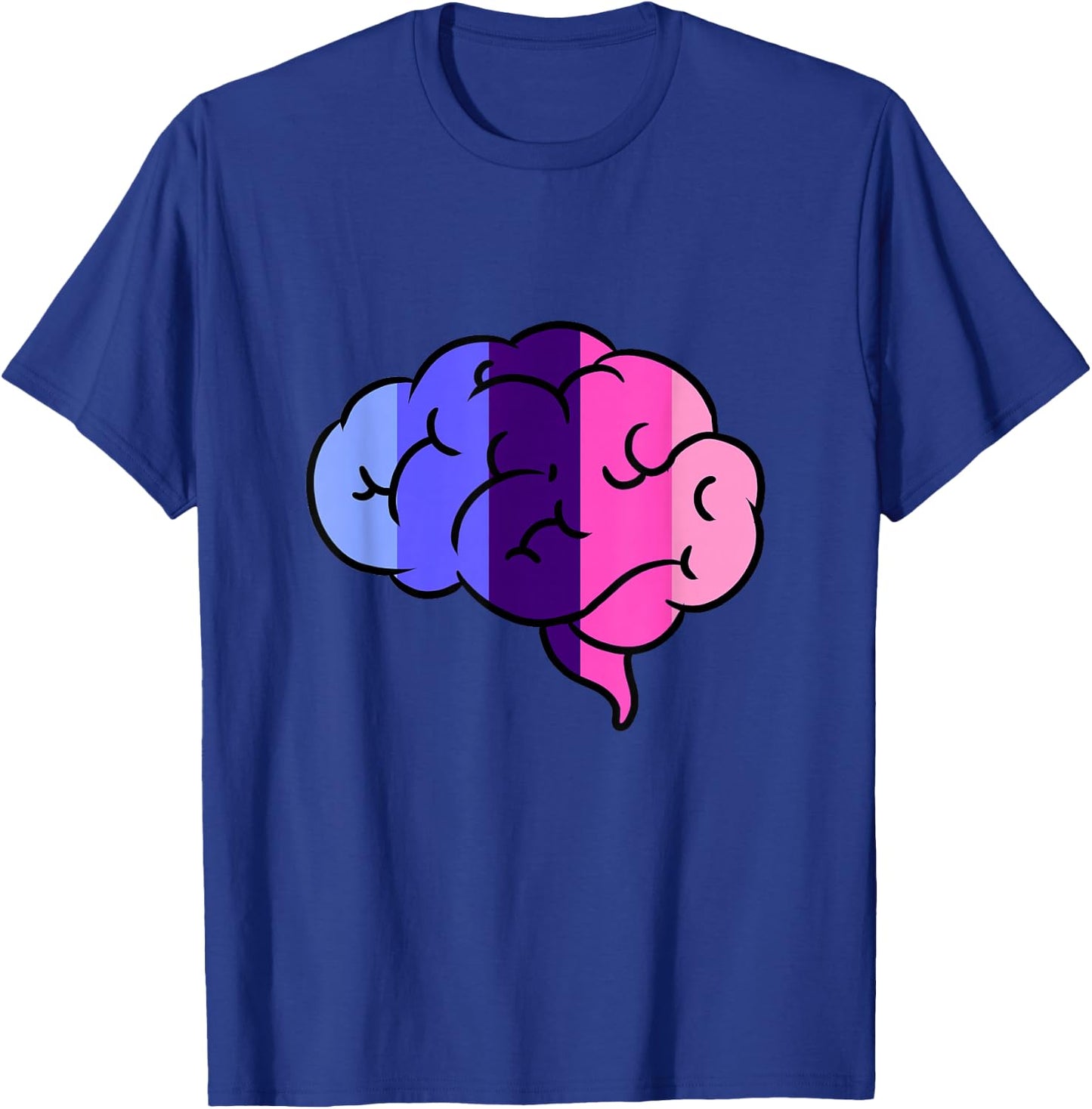 Omnisexual Brain Omnisexual Pride T-Shirt - T-Shirt | Royal