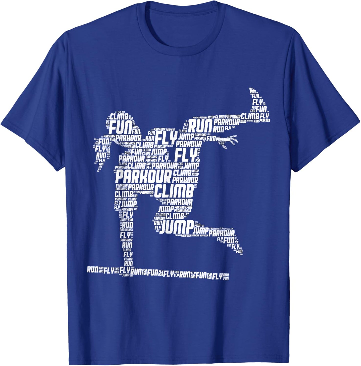 Parkour Girl Freerunner Freerunning Traceur Women Girls T-Shirt - T-Shirt | Royal