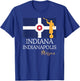 Indiana Indianapolis Mormon LDS Mission Missionary T-Shirt - T-Shirt | Royal