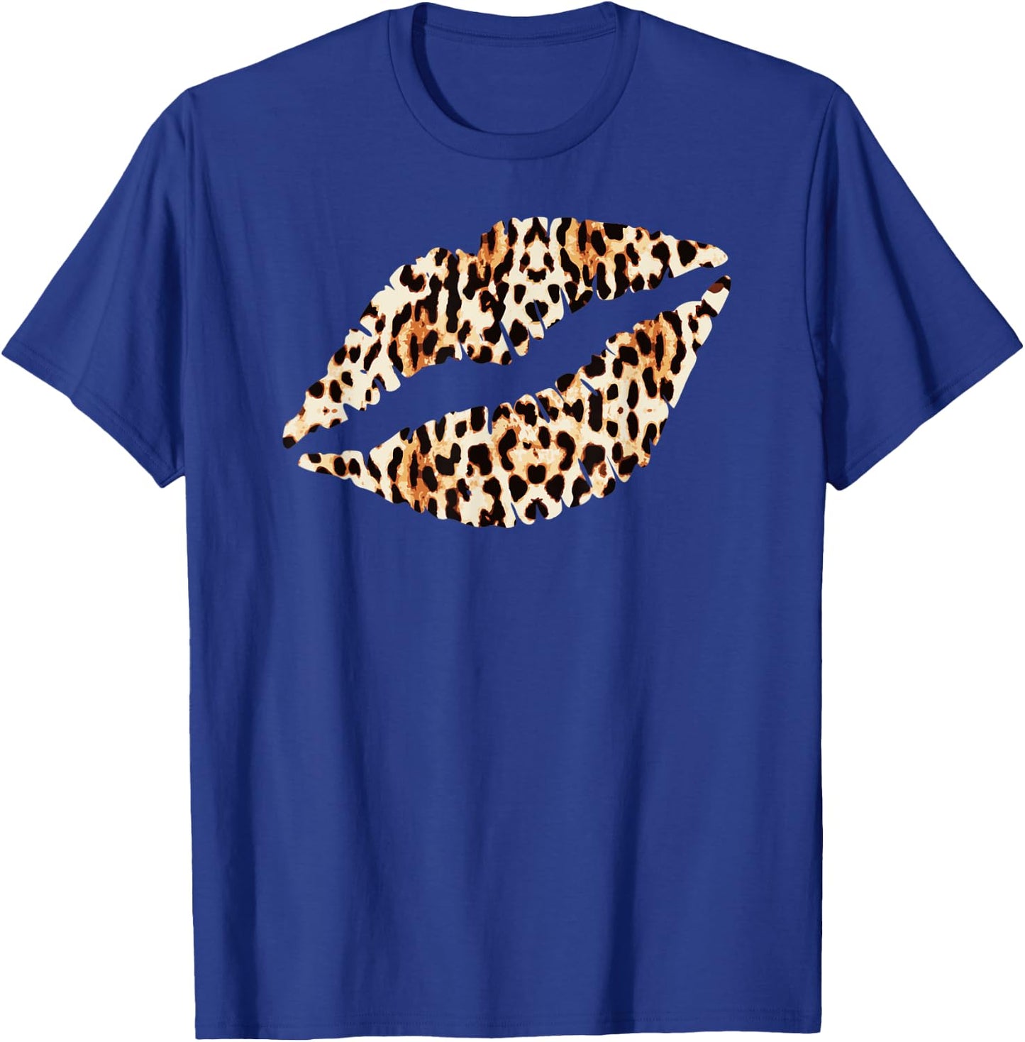 Cool Lips Kiss Me Leopard Cheetah Print T-Shirt - T-Shirt | Royal