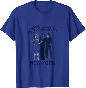 Blondie Parallel Lines Album Art New York Vintage Band T-Shirt - T-Shirt | Royal