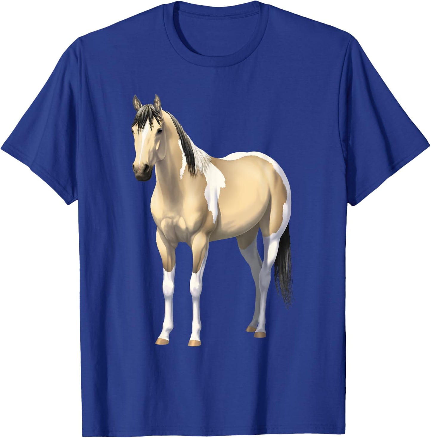 Buttermilk Buckskin Pinto Quarter Horse Paint Horse T-Shirt - T-Shirt | Royal