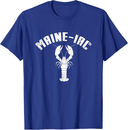 Maine-iac Lobster Maine T-Shirt - T-Shirt | Royal