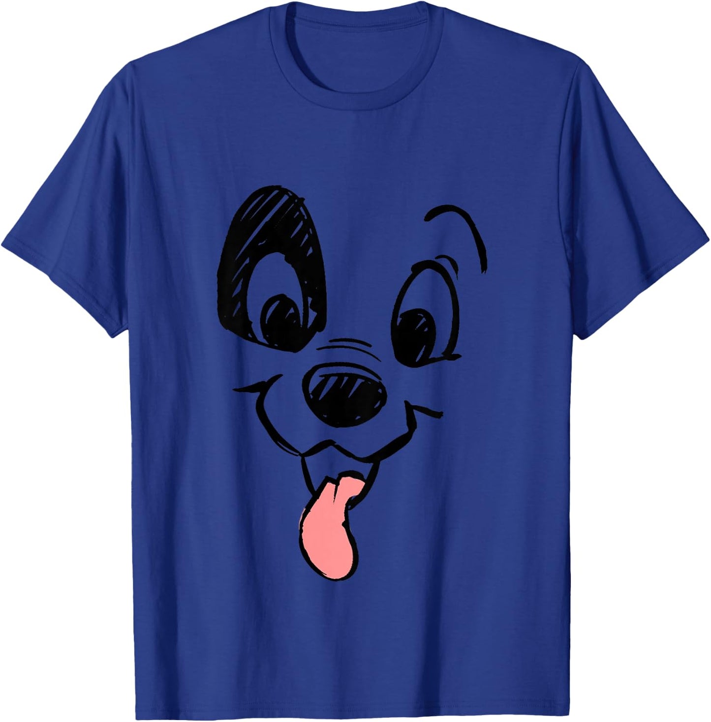 Kids Disney 101 Dalmatians Toddler Dalmatian Big Face Youth T-Shirt - T-Shirt | Royal