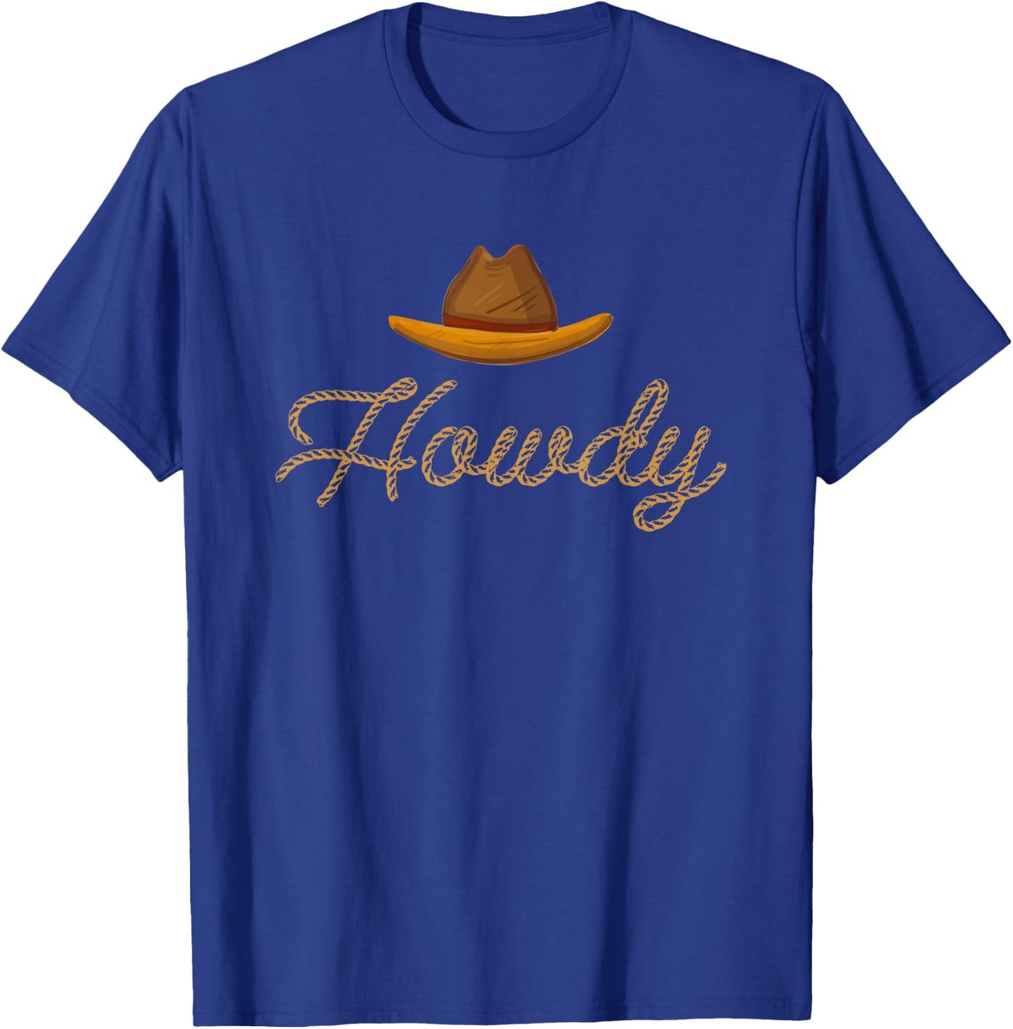 Howdy Cowboy T-Shirt - T-Shirt | Royal
