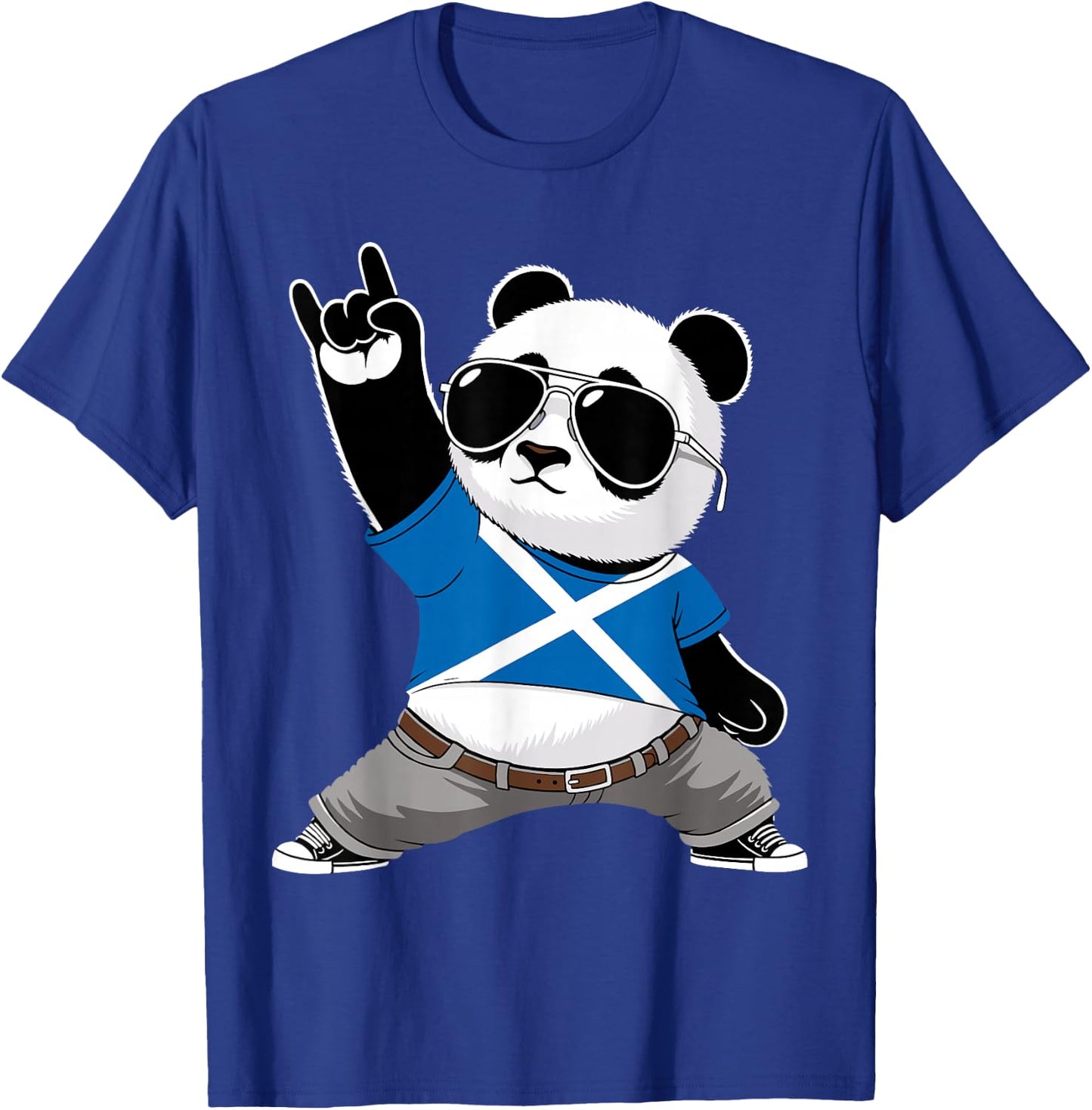 Scottish Flag Men Women Kids Scotland T-Shirt - T-Shirt | Royal