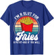 I'm A Slut For Fries A Potat-hoe If You Will Retro Funny T-Shirt - T-Shirt | Royal