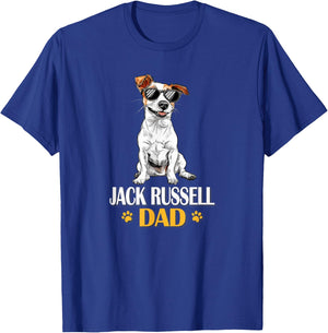 JRT Dog Lover Jack Russell Dad T-Shirt - T-Shirt | Royal