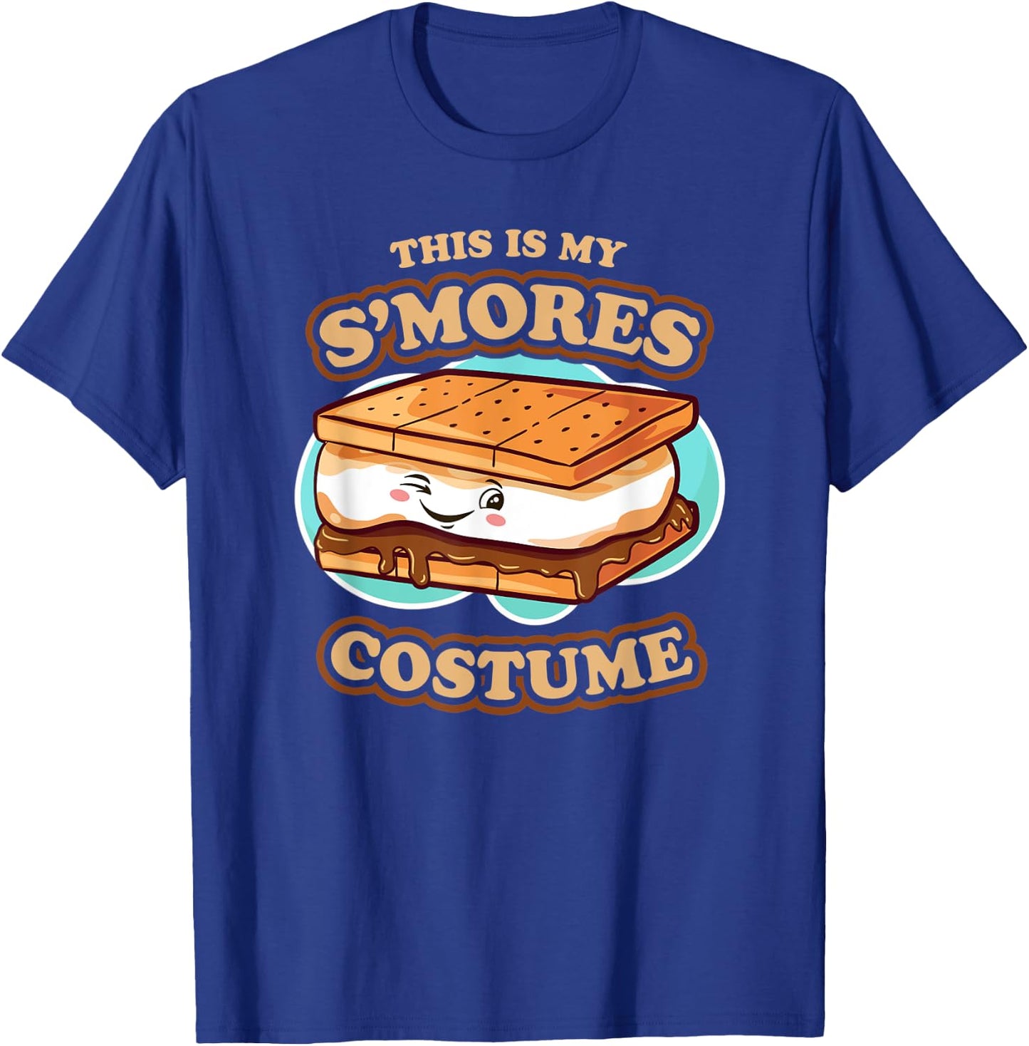 This Is My Smores Costume Funny Halloween Party Graphic T-Shirt - T-Shirt | Royal