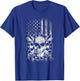 Darts USA American Flag Kids Men T-Shirt - T-Shirt | Royal