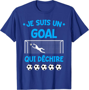 Humour Goal Gardien de But Football Team Sport T-Shirt - T-Shirt | Royal