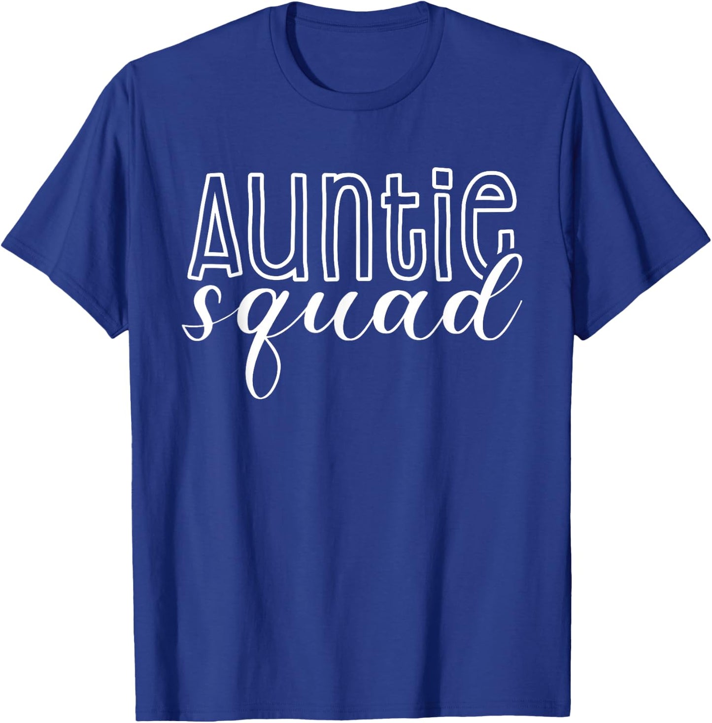 Auntie Squad - Fun Matching Group for Aunt Day T-Shirt - T-Shirt | Royal