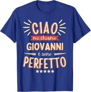 Giovanni Idea Regalo Personalizzata Nome Divertente T-Shirt - T-Shirt | Royal