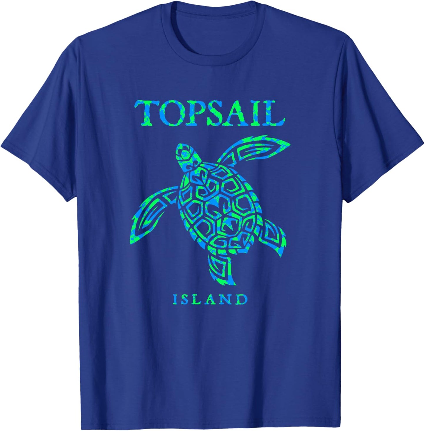 Topsail Island North Carolina Sea Turtle Vacation Souvenir T-Shirt - T-Shirt | Royal