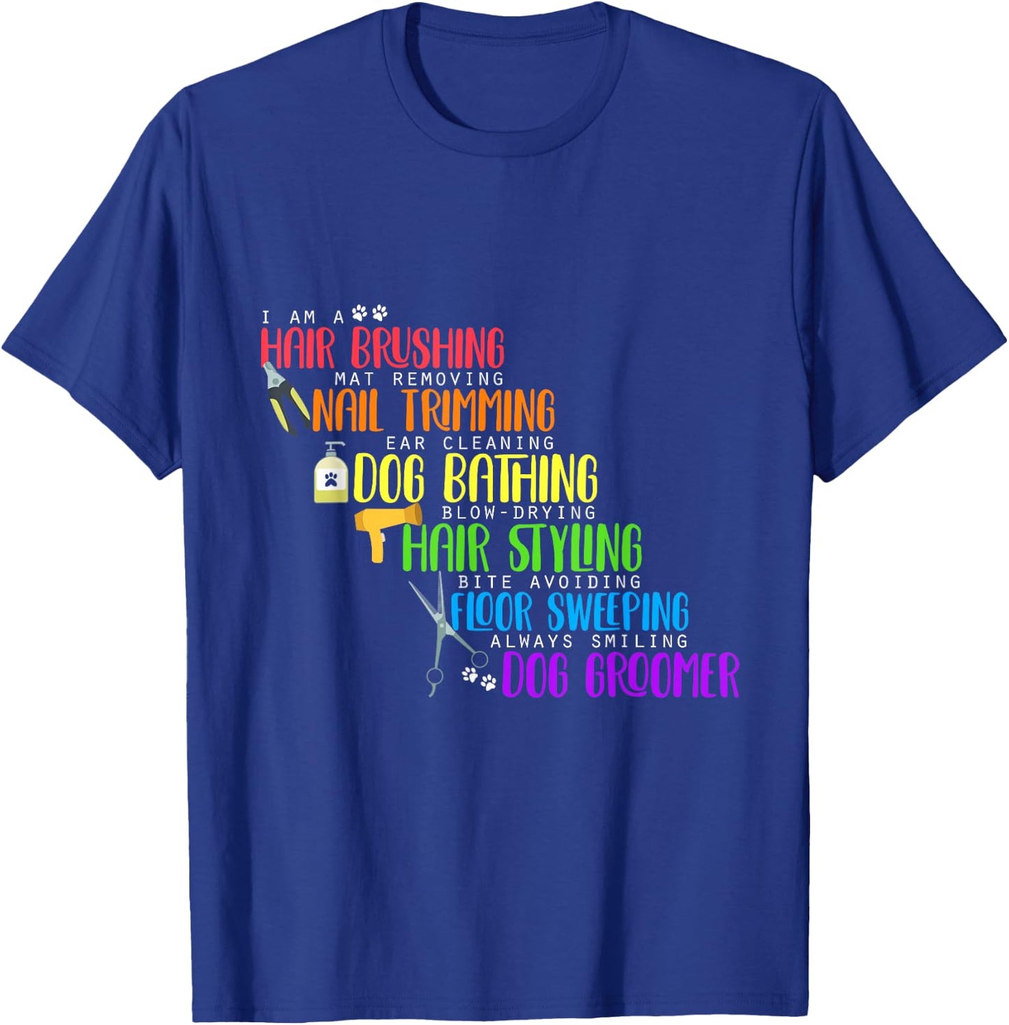 Funny Dog Hairdresser, Dog Hairdresser Furologe Pet Lover T-Shirt - T-Shirt | Royal