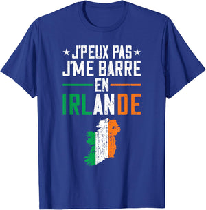 I Can Not I Bar In Ireland | Travel Europe Country , Black, S T-Shirt - T-Shirt | Royal