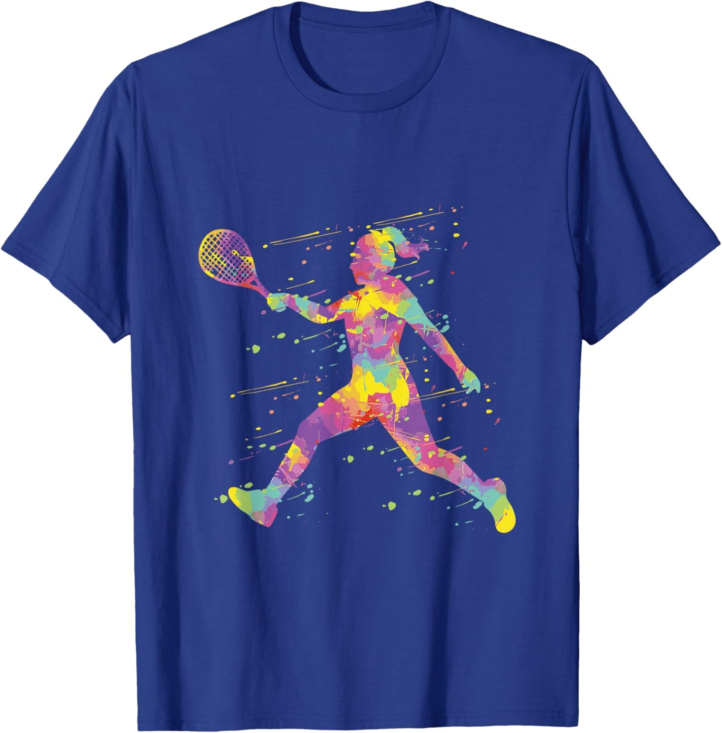 Tennis Mädchen Tennisspielerin T-Shirt - T-Shirt | Royal