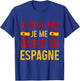 I can not je me barre in spain travel spanish gift , Black, S T-Shirt - T-Shirt | Royal