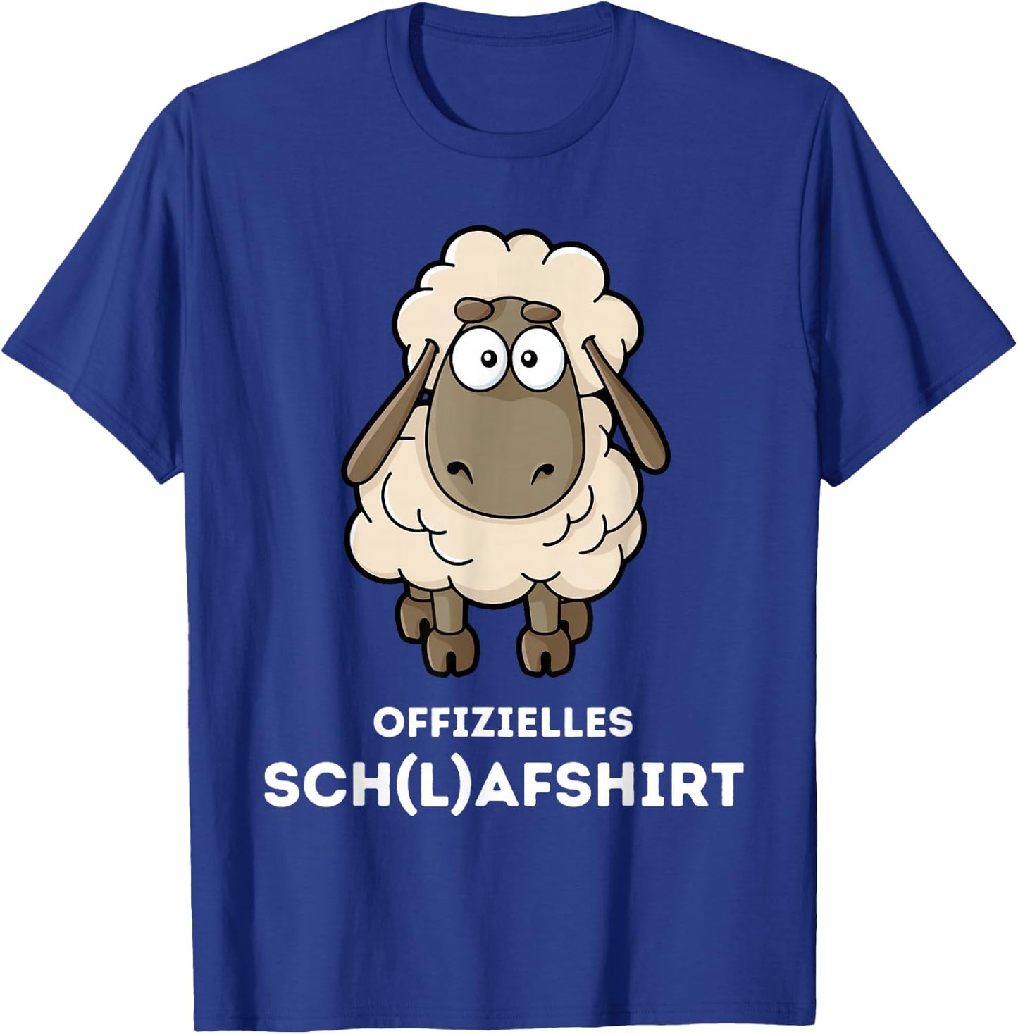 Official Sleep Shirt Sheep Pyjamas Nightdress , black T-Shirt - T-Shirt | Royal