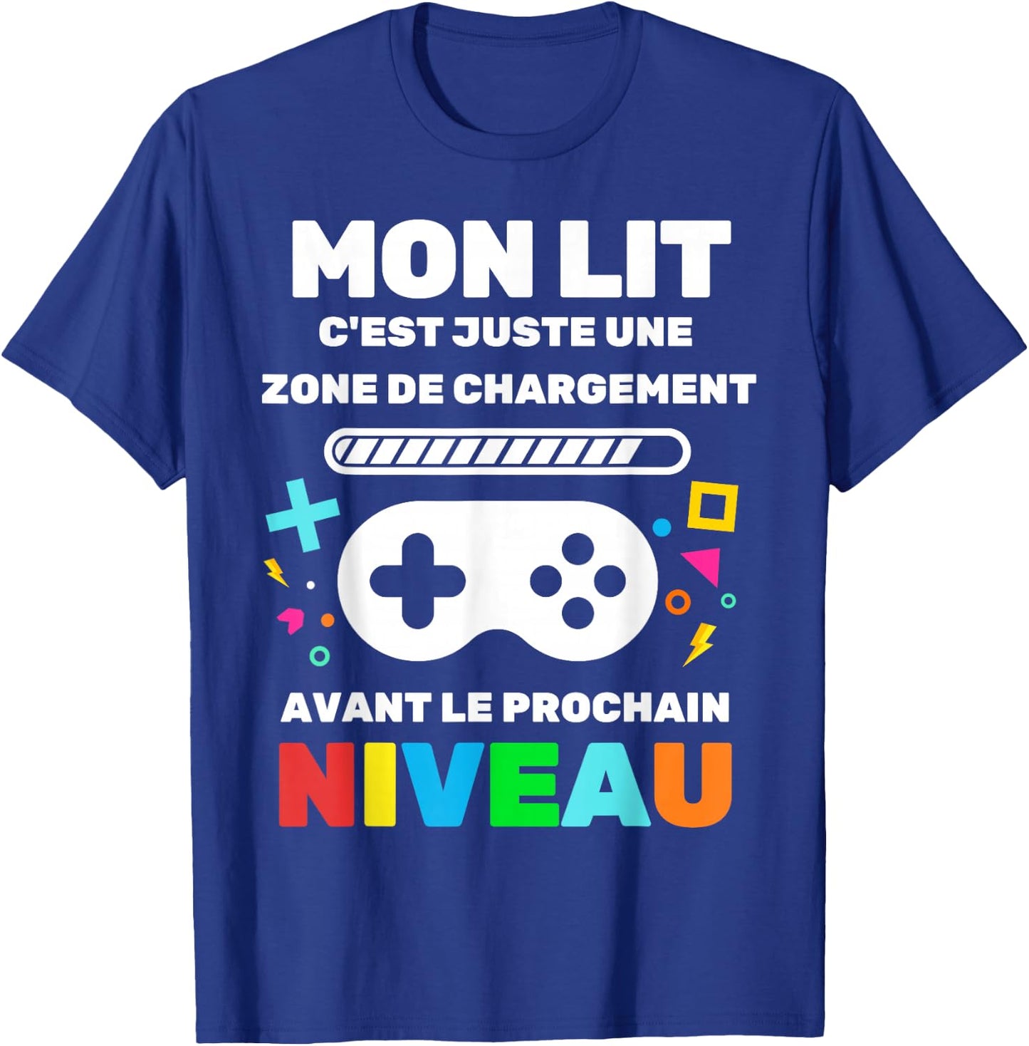 Humor Gamer Gaming Video Games Teen Boy Gamer , Black, S T-Shirt - T-Shirt | Royal